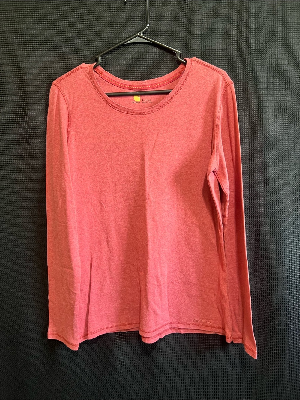 Carhartt Women’s Long Sleeve Crewneck Top - Rose